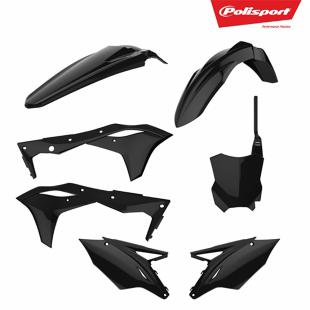 PLASTICS KIT KX250F 17 BLK