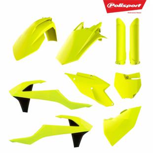 PLASTICS KIT KTM SX/SXF 16-18 FLURO YELLOW