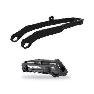 CHAIN GUIDE & SLIDER KIT HONDA BLACK