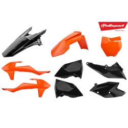 PLASTICS KIT KTM SX/-F 16-18 ORG/BLK