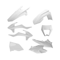 PLASTICS KIT KTM EXC/F 17-19 WHITE