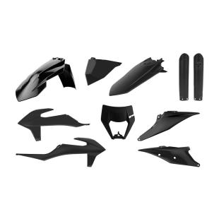 PLASTICS KIT KTM EXC/F 20-21 BLACK (inc H/L & F/G)