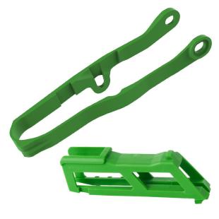 CHAIN GUIDE & SLIDER KIT KAWASAKI GREEN