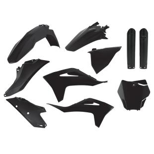 PLASTICS KIT GASGAS 21-23 BLACK (inc fork guards)