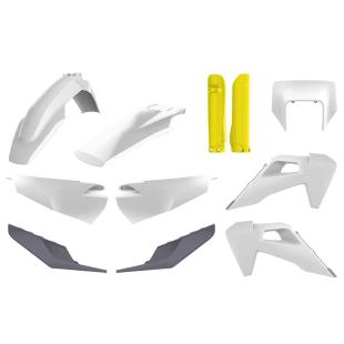 PLASTICS KIT HUSQ TE/FC 20-23 OEM WHITE ( INCL FORK GUARDS/HEADLIGHT MASK)