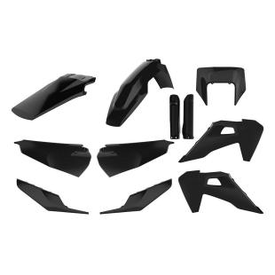 PLASTICS KIT HUSQ TE/FC 20-23 BLACK ( INCL FORK GUARDS/HEADLIGHT MASK)