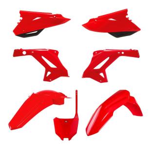 PLASTICS KIT RESTYLE CR125/250 02-07 RED (CRF 2022 STYLE)