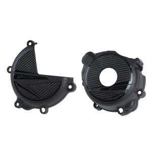 ENGINE COVER PROTECTION KIT SUZUKI DRZ400 BLACK