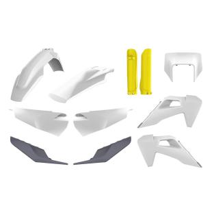 PLASTICS KIT ENDURO HUSQ TE/FE 20-23 OEM WHITE