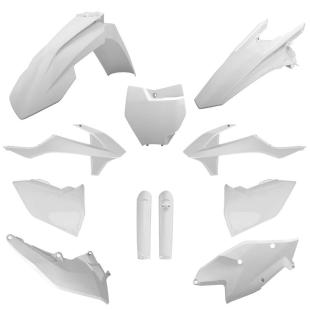 PLASTICS KIT KTM EXC-F 17-19 WHITE