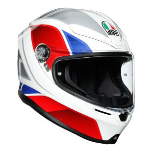 AGV K6 HYPHEN WHT/RED/BLUE (61-62cm) XL