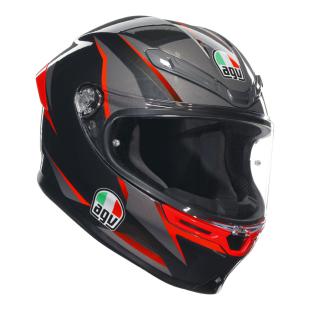 AGV K6S SLASHCUT BLACK/RED (57-58cm) MD