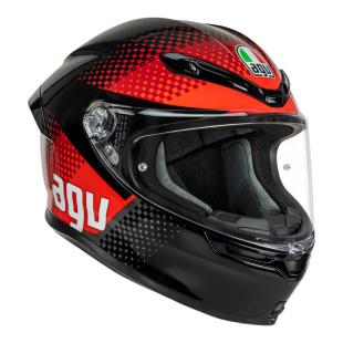 AGV K6S FISION BLACK/RED (57-58cm) MD