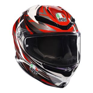AGV K6S REEVAL WHITE/RED/GREY (63-64cm) 2XL