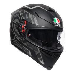 AGV K5S TORNADO BLACK/SILVER (53-54cm) XS