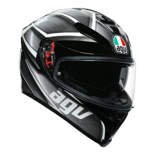 AGV K5S TEMPEST BLACK/SILVER (59-60cm) LG