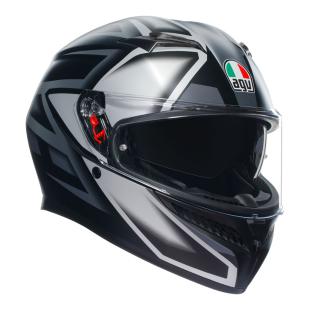 AGV K3 COMPOUND MATT BLACK/GREY (55-56cm) SM