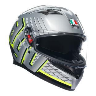 AGV K3 FORTIFY GREY/BLACK YELLOW (61-62cm) XL