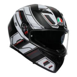 AGV K3 RIVIA MATT BLACK/WHITE (55-56cm) SM