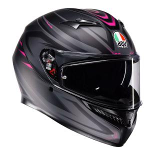 AGV K3 SYTH MATT BLACK/PINK (53-54cm) XS