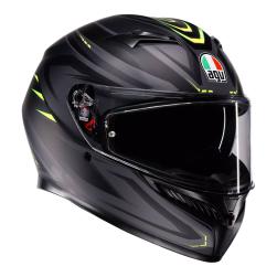 AGV K3 SYTH MATT BLACK/YELLOW FLUO (55-56cm) SM