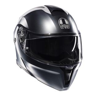 AGV STREETMODULAR RESIA MATT GREY/SILVER/RED (55-56cm) SM