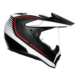 AGV AX-9 PACIFIC ROAD MT-BLK/WH/RD (53-54cm) XS