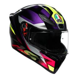 AGV K1 S FASTLAP BLACK/PURPLE/PINK (55-56cm) SM
