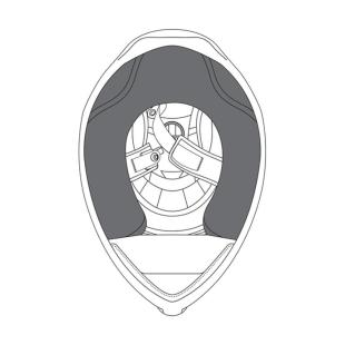 AGV CHEEK PADS K5 S XXL