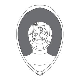 AGV CHEEK PADS COMPACT ST XL