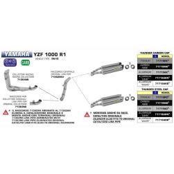 ARROW MID PIPE YZF-R1 07-08