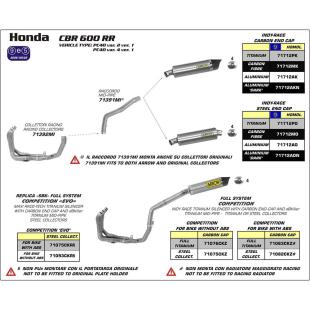ARROW SS MIDPIPE CBR600RR 09-12