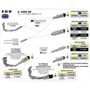 ARROW SLIPON BMW S1000RR 15+ XCONE