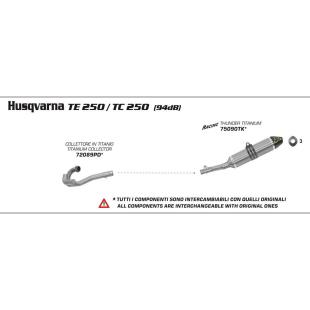 ARROW COLLECTORS Ti HUSQ TC-TE250 9