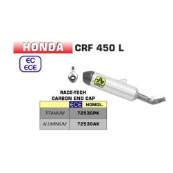 ARROW SLIP ON HON RACE TECH ALUMINIUM SILVER W/CBN END CAP