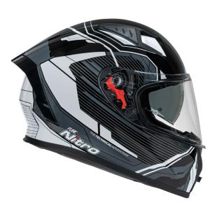 NITRO N501 FUSE GLOSS GREY/WHITE/BLACK (56cm) SM
