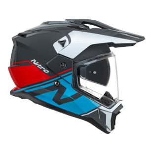 NITRO MX780 ADVENTURE GLOSS GREY/L-BLUE/RED (56cm) SM