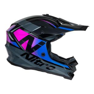 NITRO MX710 JUNIOR ONYX PURPLE/PINK (51-52cm) LG