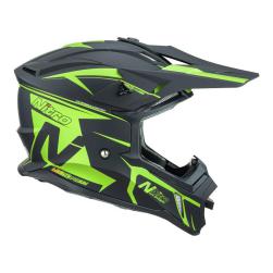 NITRO MX760 SATIN BLACK/FLURO GRN (62cm) XL