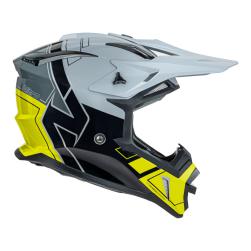 NITRO MX760 GLOSS SILVER/GREY/BLACK/FLURO (62cm) XL