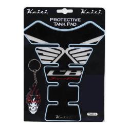 TANK PAD KEITI CB SUPER 4 BLK/SIL
