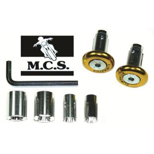 HANDLEBAR ENDS 3 IN 1 30mm GOLD