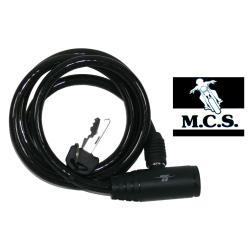LOCK CABLE SPIRAL 8mm x 1m