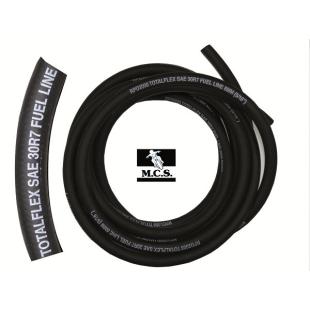 FUEL LINE 1/4(6mm) x 13mm REINF BLK 5M