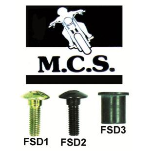 FAIRING SCREW DUCATI 6mm x 20mm BLACK A/S