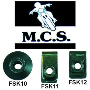 FAIRING SCREW SLIDE NUT 6mm