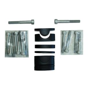 HANDLEBAR CLAMP KIT 15-35mm STD BARS BLACK