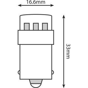 GLOBE LED AMBER INDICATOR