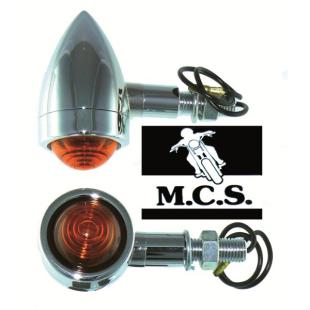 INDICATOR UNI MINI BULLET CHROME