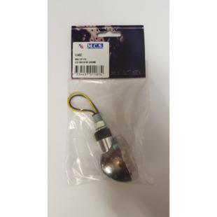 INDICATOR UNI MINI CAT EYE CHR/RUB LED